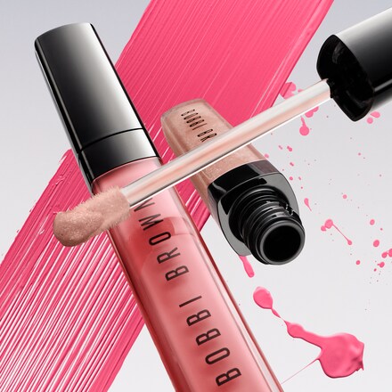 Gloss Bobbi Brown Crushed Oil-Infused Gloss Duo - BARE SPARKLE + NEW ROMANTIC - Neuf